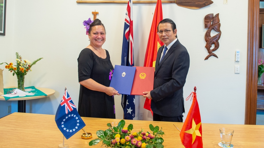 Việt Nam thiết lập quan hệ ngoại giao với quần đảo Cook